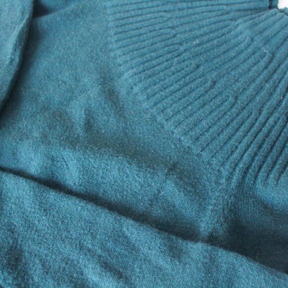 by Anthropologie Welford Tunic mock neck Pullover Sweater in Pine Green Small - Picture 4 of 11